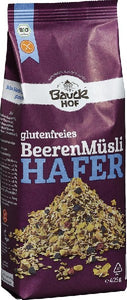 Hafermüsli mit Beeren glutenfrei 425g Bio