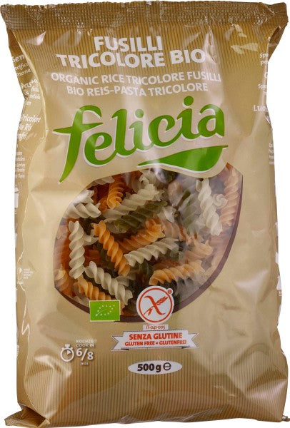 Reis Fusilli Tricolore bio 500g