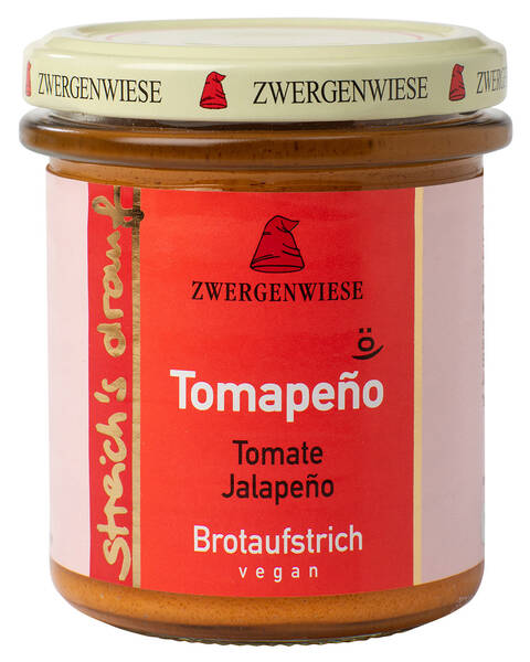 Tomapeno (Tomate-Jalapeno) Brotaufstrich vegan